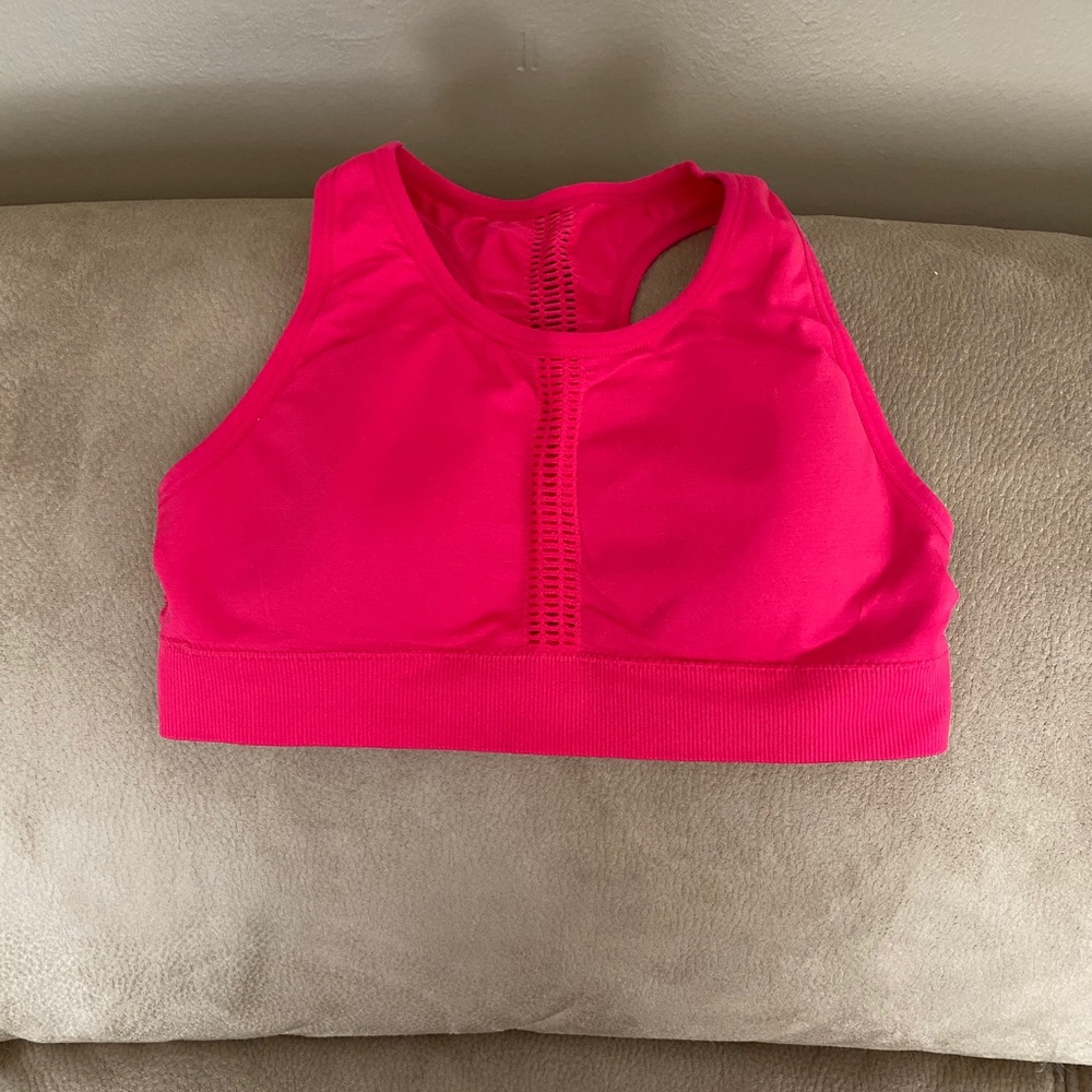 Hot pink sports bra - athletech